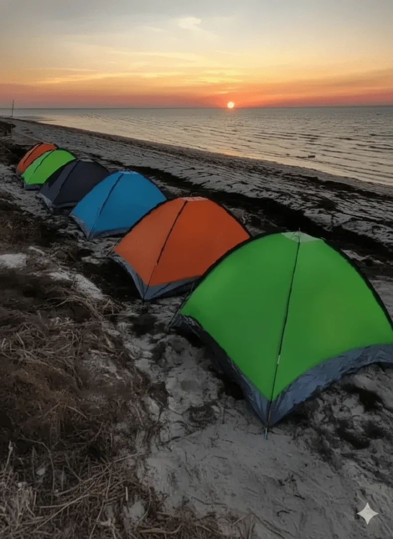 Camping en Río Lagartos